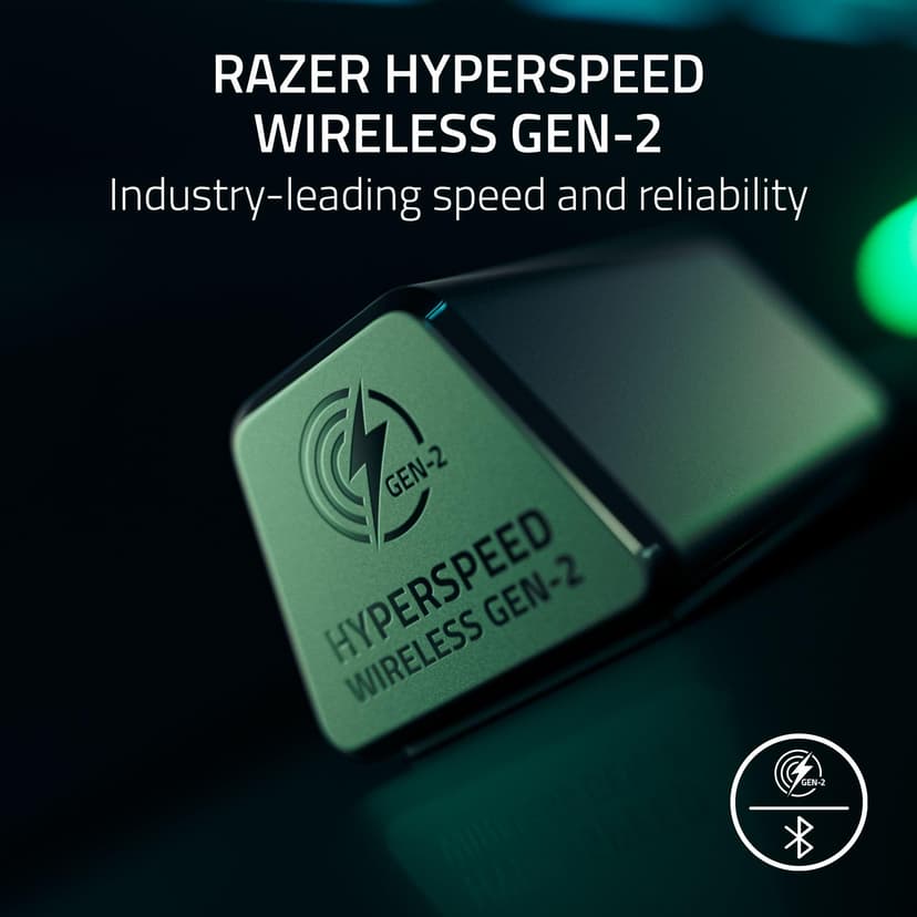 Razer BlackShark V3 Pro - Wireless ANC Esports Headset - Active Noise Cancellation - Drivers 50mm - Detachable HyperClear Mic - Wireless HyperSpeed 2,4 GHz & Bluetooth - FPS - PC/Mac, White - 3