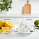 Glasmark KROSNO 1992 Lemon Squeezer Glass Citrus Juicer Lime Press Transparent Dishwasher Safe - 5