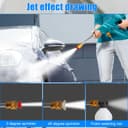 WingFly Cordless Pressure Washer for Makita Battery 18V, Portable High-Pressure Washer 5m Hose, Nozzle, Battery Pressure Washer for Car/Floor/Garden Cleaning & Watering(No Battery) - 5