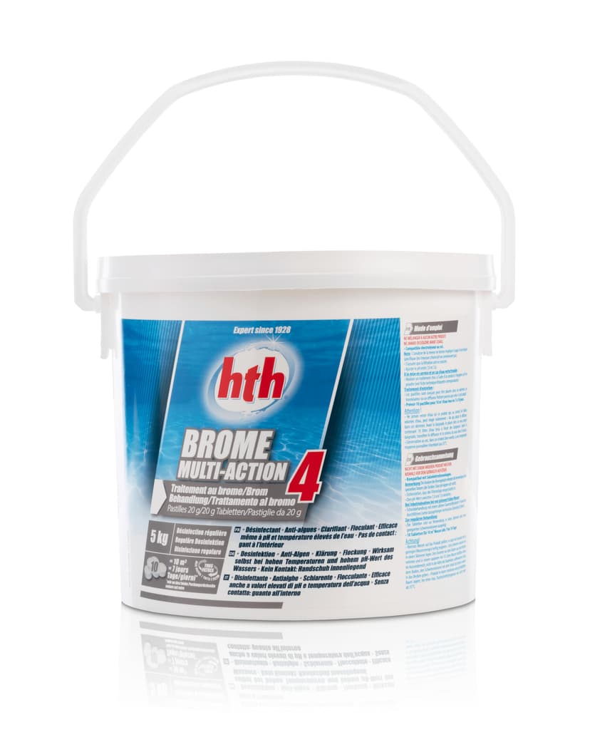 Hth - Brome multifonction Action4 pastille HTH 5Kg - 1