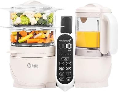 Babymoov Nutribaby(+), 6-in-1 Multifunctional Baby Food S…