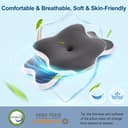 YunNasi Oreiller Ergonomique Cervical Memory Foam Coussin Memoire Forme Oreiller Orthopédique de Forme pour Les Dormeurs sur Le Côté, Le Dos et Le Ventre, 65 * 40 * 14/10cm - 7