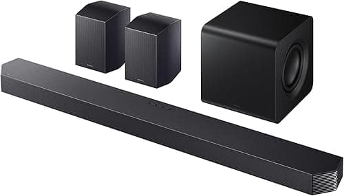 SAMSUNG 2025 HW-Q930F/ZF Soundbar - Dolby Atmos Wireless, Q-Symphony, 9.1.4 Channels, SpaceFit Sound Pro and Voice Assistant Compatible