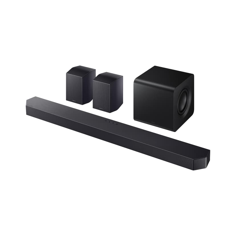 SAMSUNG 2025 HW-Q930F/ZF Soundbar - Dolby Atmos Wireless, Q-Symphony, 9.1.4 Channels, SpaceFit Sound Pro and Voice Assistant Compatible - 1