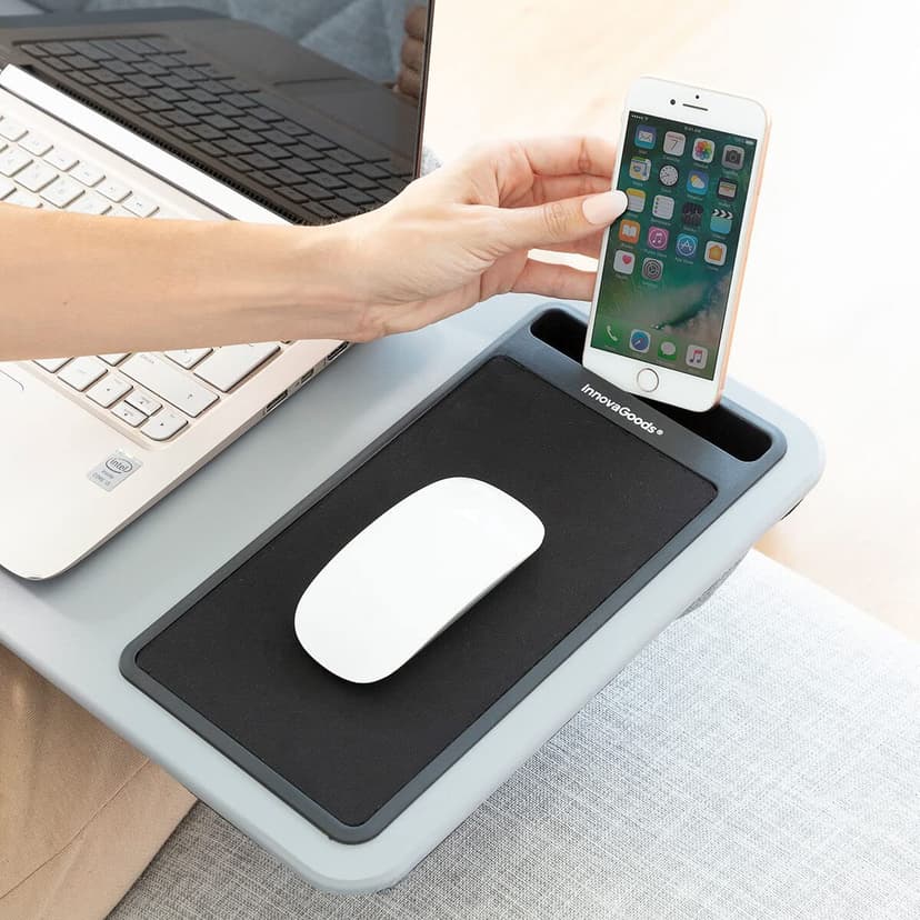 Portable Laptop Desk with XL Cushion Deskion InnovaGoods - 5