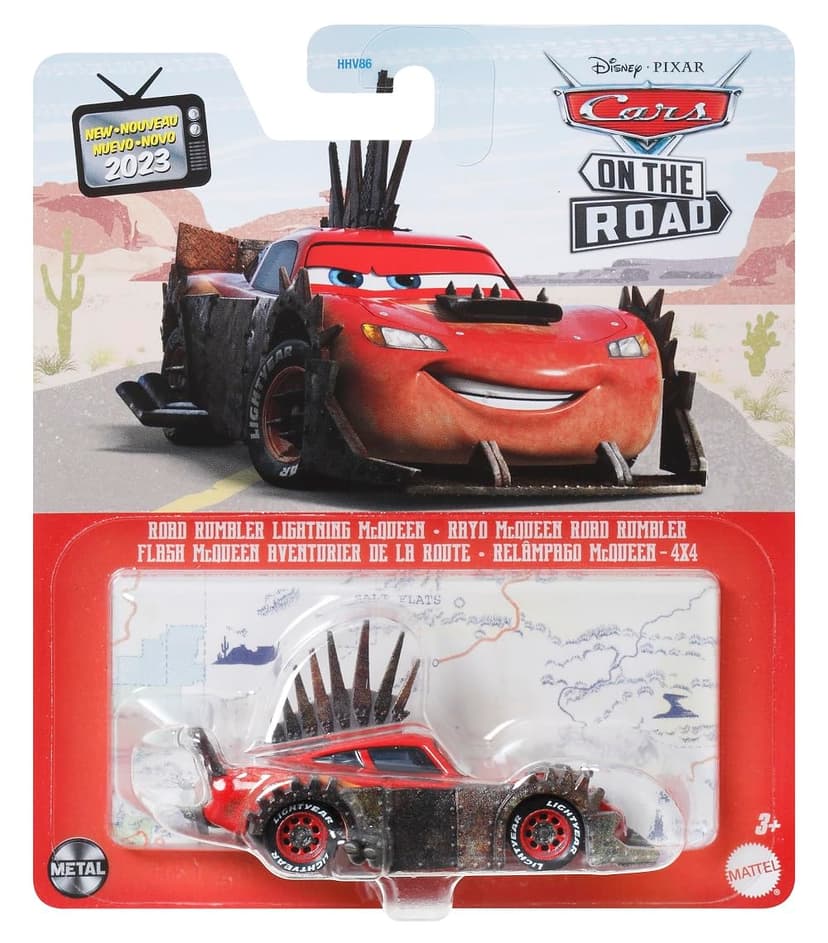Mattel Vehicles Racing Style Disney Cars Die Cast 1:55 Car, Type: Lightning Road Rumbler - 5