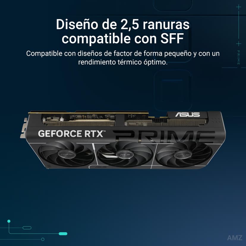 ASUS Prime GeForce RTX™ 5070 GDDR7 12GB OC Edition – Graphics Card (PCIe 5.0, HDMI, Display 2.1, 2.5 Slot, Axial Fans, SFF-Ready) - 3