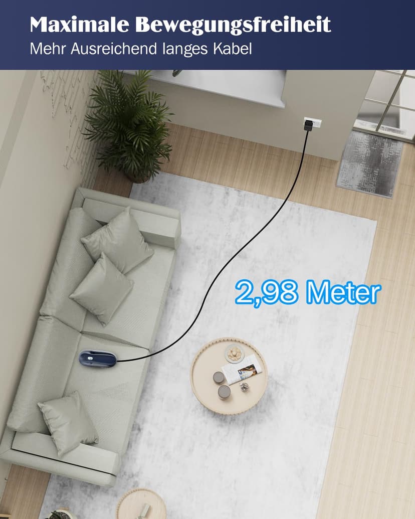 BEAUTURAL Rasoir Anti-Bouloche Professionnel, Rasoir de Peluches Puissant et Efficace pour Les Vêtements et Les Meubles, Adaptateur Secteur ou Alimenté par Batterie, Spécial pour Votre Famille - 3