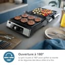 Philips Contact Grill - Adjustable Temperature Large Cooking Surface and High Power - Removable Non-Stick Plates and Grease Catcher (HD6301/90) - 6