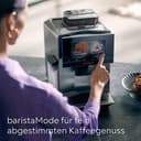 Siemens, machine à café automatique EQ900 TQ903D03, contrôle par l'application, écran tactile, mode barista, AromaBoost, réduction du bruit, broyeur premium, nettoyage à la vapeur, 1 500 W, inox - 4