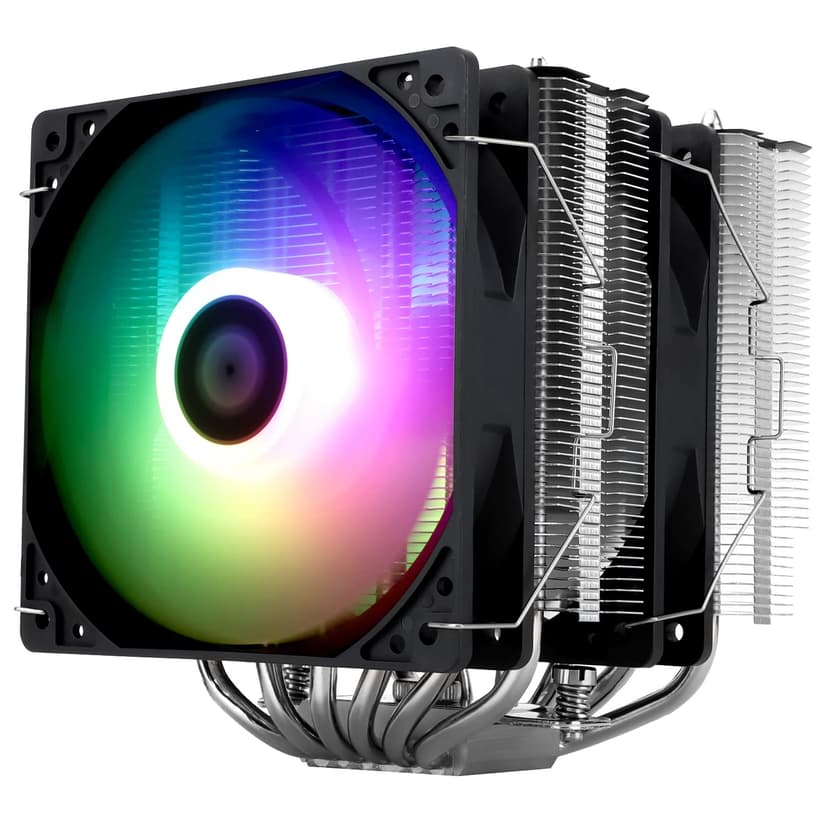 Thermalright Peerless Assassin 120 SE ARGB CPU Air Cooler, 6 Heatpipes CPU Cooler, Dual 120mm TL-C12C-S PWM Fan, Aluminium Heatsink Cover, AGHP, for AMD AM4 AM5/Intel 1700/1150/1151/1200 - 6