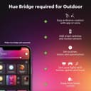 Philips Hue White Welcome Outdoor Projector - Black, Works with Alexa, Google Assistant and Apple Homekit - 6