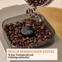 KRUPS Coffee Crush Superautomatic Coffee Maker 15 Bar 3 Coffee Recipes 3 Temperature Levels Touch Screen Compact 15 cm Wide SA402AE0 - 7