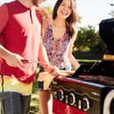 Char-Broil Gas2Coal Hybrid Grill - Griglia per barbecue a gas e carbone a 3 fuochi, finitura nera - 7