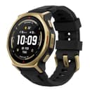 Amazfit T-Rex 3 Pro Outdoor Smart Watch 44mm Sapphire AMOLED Display with Flashlight, Ti Bezel, Dual Band GPS, Offline Maps, 17 Days Battery, 10 ATM, 180+ Sports Mode for Android & iPhone, Black Gold - 1