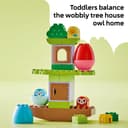 LEGO Duplo Arbre Qui se Balance et s’Empile - Jouet Interactif pour Bébé dès 1 an - Jeu de Construction Développant la Motricité Fine - 2 Figurines d'oiseaux - Cadeau pour Fille ou Garçon 10440 - 4