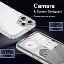 Liisooka Case for Nothing CMF Phone 2 Pro, Military Grade Drop Protection Phone Case, Yellowing Resistant, Anti-Scratch Hard PC Back, Shockproof Hard Ultra-Thin Protective Cover, Clear - 5
