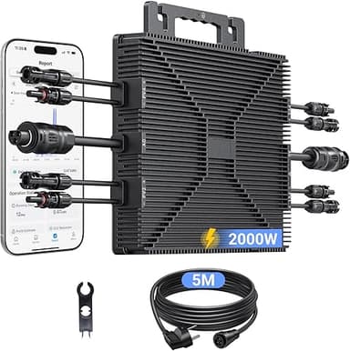 2000 W Micro Inverter IP67 Waterproof Solar Inverter with…