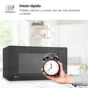 LG MH6042D Microwave Grill 20 Liter, 700 W, 5 Power Levels, Easy Cleaning, Black - 7