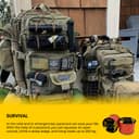 EdcX Paracord 4 mm, 35+ Couleurs Unies (10 m, 15 m, 30 m, 50 m, 100 m, 300 m) | Idéal pour l'artisanat, Le Camping, la Survie | Corde 100% Nylon 4 mm | Cordon 550 Type III (Sofit Orange, 50 m) - 8