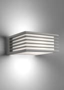 Philips Shades Outdoor Wall Light, IP44 Weather-resistant, Vertical Light, Durable, Aluminium, Light Grey, E27 Bulb Sold Separately - 2