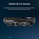 ASUS PRIME RX9060 XT OC, PCIe5, 8GB DDR6, HDMI, 2 DP, 3330MHz Clock, Overclocked, Compact SFF-Ready - 3