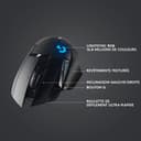Logitech G502 LIGHTSPEED Souris sans Fil, Capteur Gaming HERO 25K, 25 600 PPP, RGB, Ultra-Léger, 11 Boutons Programmables, Batterie Longue Durée, POWERPLAY-compatible, PC, EU Packaging - Noire - 6