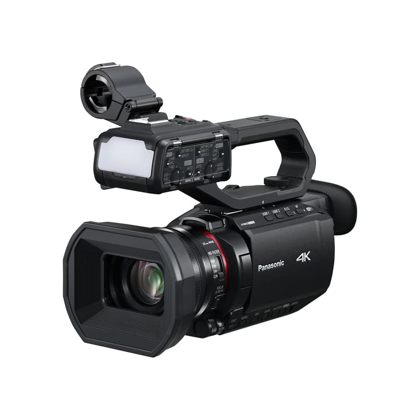 Panasonic AG-CX18EH 4K 60p Professional Camcorder with 25mm Wide-Angle Lens, 24x Zoom, 3G-SDI, XLR, 5-Axis Hybrid OIS, LED Light, Wi-Fi, USB PD, Black - 1
