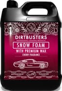 Dirtbusters Snow Foam (5L) Car Shampoo And Wax, Powerful Thick Foam Pre Wash Car Cleaner, Suitable For Cleaning Vehicle Exteriors, Cherry - 1