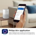 Philips Purificateur d'Air Séries 600, Capteur Intelligent, Pour les personnes souffrant d'allergies, Filtre HEPA éliminant 99,97% des polluants, Jusqu'à 44 m2, Contrôle par App, Blanc (AC0651/10) - 6