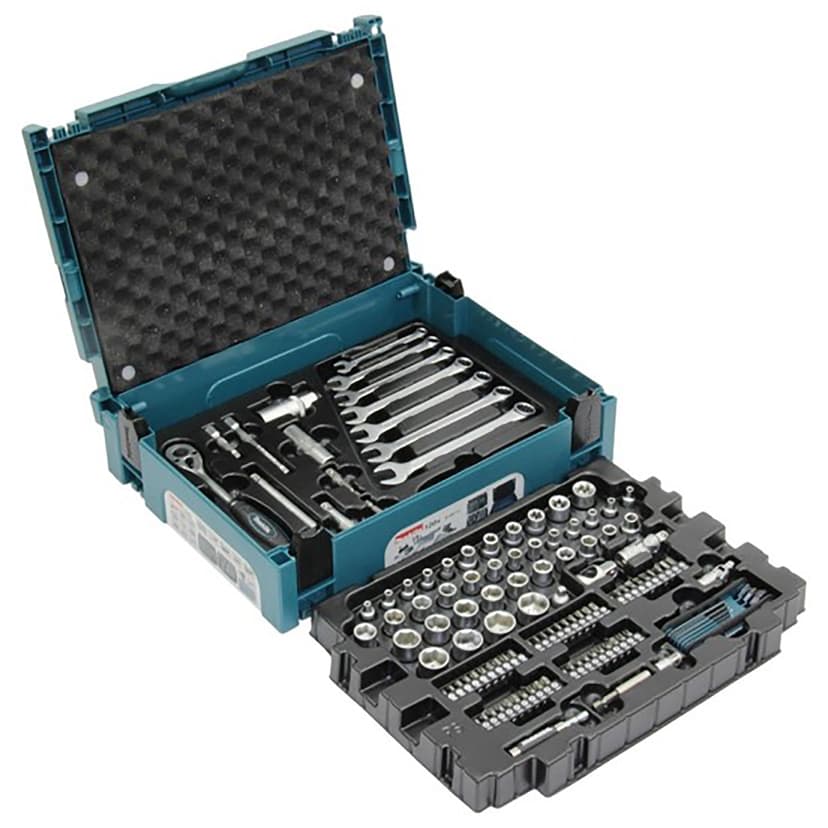 Makita E-08713 120 Piece Maintenance Set Supplied in a Makpac Case - 1