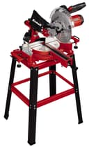 Einhell TC-SM 2531/2 U Pull Miter Saw (1900 W, 4,800 RPM, Ø254 x ø30 mm Saw Blade, Laser, Tilting Saw Head, Including HM Saw Blade), red - 1