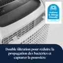 De'Longhi Tasciugo AriaDry Multi - Deumidificatore Casa Portatile, Assorbi Umidità 25L/Giorno, Asciugabiancheria, Antimuffa, Bassa Rumorosità, Timer, Bianco (DDSX225) - 3