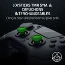 Razer Raiju V3 Pro - Manette sans fil pour e-sport pour PlayStation 5 et PC - 4 boutons amovibles & 2 bumpers à prise en griffe - Sticks analogiques TMR - Pro HyperTrigger | Noir - 4