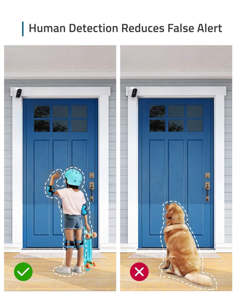 eufy Security eufyCam 2C Security Camera Outdoor, Home Security Camera Systems, 180-Day Battery Life, HD 1080p, IP67 Weatherproof, Night Vision, 3-Cam Kit, No Monthly Fee - 5