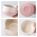TEANAGOO 7 Pcs Matcha Set, Pink Matcha Kit, Ceremony Matcha Powder Kit,Matcha Tea Set for Making Latte,Matcha Whisk and Bowl with Scoop&Sifter,Fuji Design Ceramic Bowl,Gift for Matcha Lovers - 4