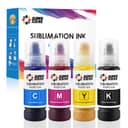 SUPERSUBINK Sublimation Ink for Epson 1810 2810 2850 2830 2815 4810 Compatible EPSON Printer Heat Press Transfer Ink(Autofill/ICC-Free/Anti-UV) - 1