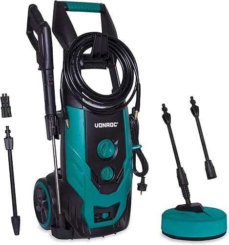 VONROC V22-2 Nettoyeur Haute Pression 2200W – 170 Bar - R…