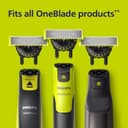 Philips OneBlade Authentic 5x 360 Blade Replacements - Fits ALL OneBlade handles - Durable Stainless Steel- 20- month supply, Model QP450/50 - 2