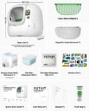 PETKIT PUROBOT MAX PRO 2 Self Cleaning Cat Litter Tray with AI Camera, Facial Recognition & Health Insights, Smart App & Odour Control Automatic Cat Litter Box, Quiet & Spacious for Multiple Cats - 9