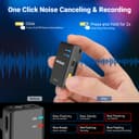 NEEWER CM28 (1 RX + 2 TX + Charging Case), Wireless Lavalier Microphone, Smart Noise Cancelling, 48KHz/16Bit 9 Hrs Uncompressed Recording, 656ft/200m Range, Lav Mic for iPhone, Android, Camera - 4