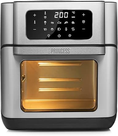 Princess Friteuse à Air Four 10 L avec Panier Rotatif, Ai…
