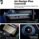 SOOMFON Émetteur Recepteur Bluetooth 5.0 avec Écran LCD, 3 en 1 Adaptateur Audio AUX/RCA/Jack 3.5mm/Optique, Transmetteur Récepteur Bluetooth Connexion Double pour TV, Casque, Enceintes - 5
