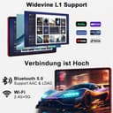2026 Tablette 11 Pouces Android 24Go RAM+256Go ROM(2 To TF),Octa-Core 2.0Ghz, 8000mAh, 5G WiFi, Widevine L1, 2K Écran GMS 5MP+13MP, Bluetooth 5.0, FHD 1280 * 800,Tablette Tactile de jeu avec Cas-Rouge - 5