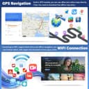 2+32G Android 13 Autoradio pour Skoda Fabia 2007-2014 avec sans Fil CarPlay Android Auto, 7 Pouces Radio Stéréo avec Navigation GPS Bluetooth Wi-FI FM RDS Caméra de recul Incluse - 4
