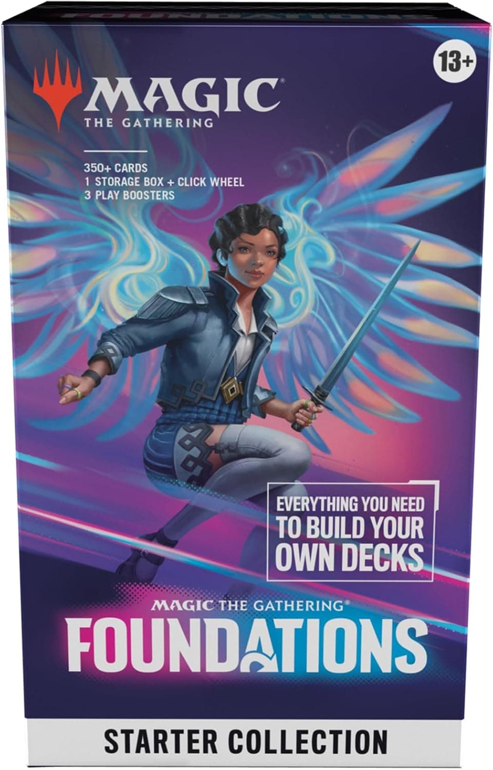 Collezione Iniziale di Fondamenti di Magic: The Gathering - 350+ carte di Magic, 3 buste di gioco (Versione Inglese)