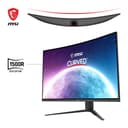 MSI G32CQ5P écran Gaming incurvé de 31,5 Pouces WQHD - Dalle VA 1500R 2560 x 1440, 170 Hz / 1 ms, Adaptive Sync, réglable sur 3 Axes - DP 1.2a, HDMI 2.0b CEC - 2