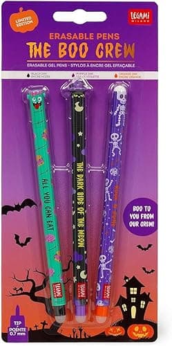 LEGAMI Halloween Edition 2025 Erasable Gel Pens Set of 3