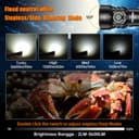 Wurkkos DL08 Underwater Diving Lamp, 3600 Lumens, Range of 274 Metres, Red Light and UV Diving Light, Gradual Dimming, IPX8 CRI 90, for Underwater Photography - 3
