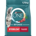 Purina One - Cat bifensis Special sterilized beef and wheat croquettes for adult cats 9.7 kg - 1